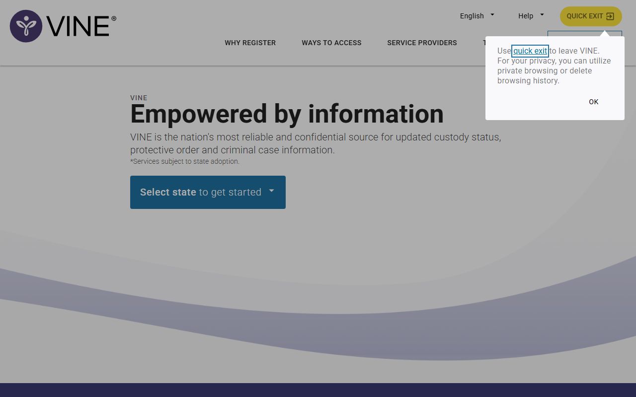 Atchison County inmate population Missouri VINELink notification search